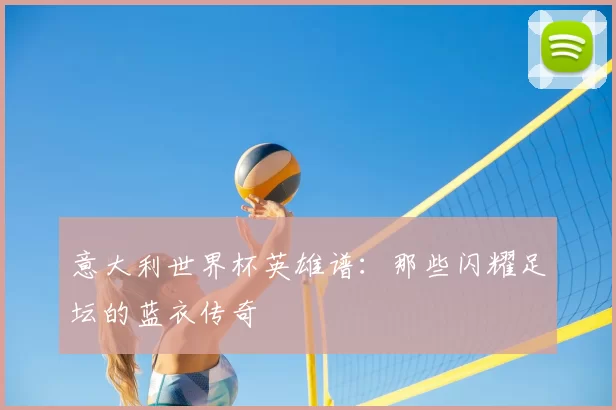 意大利世界杯英雄谱:那些闪耀足坛的蓝衣传奇