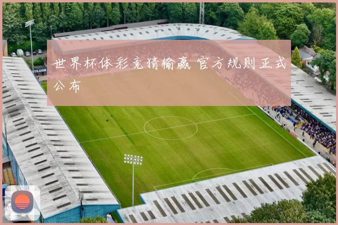 世界杯体彩竞猜输赢 官方规则正式公布