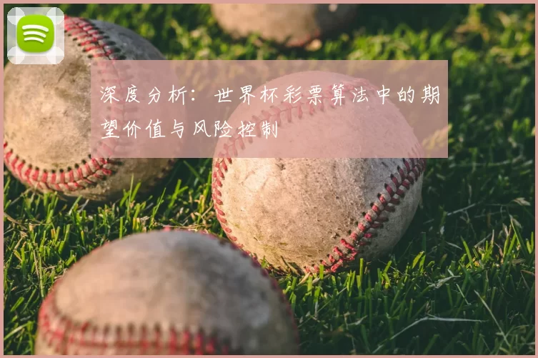 深度分析:世界杯彩票算法中的期望价值与风险控制