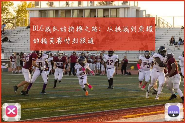BLG战队的拼搏之路:从挑战到荣耀的精英赛特别报道